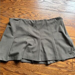 Abercrombie & Fitch brown plaid Mini Skirt